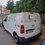 Fourgon utilitaire d'intervention Citroën Jumpy floqué Idéal Cloisons
